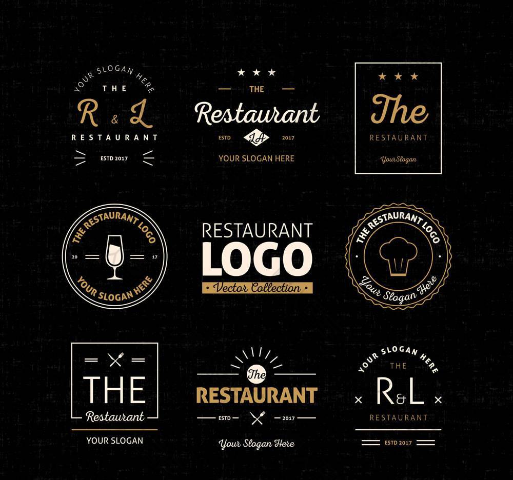 中餐厅logo矢量图