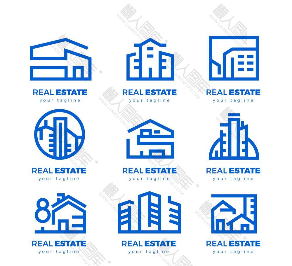 房地产logo设计图