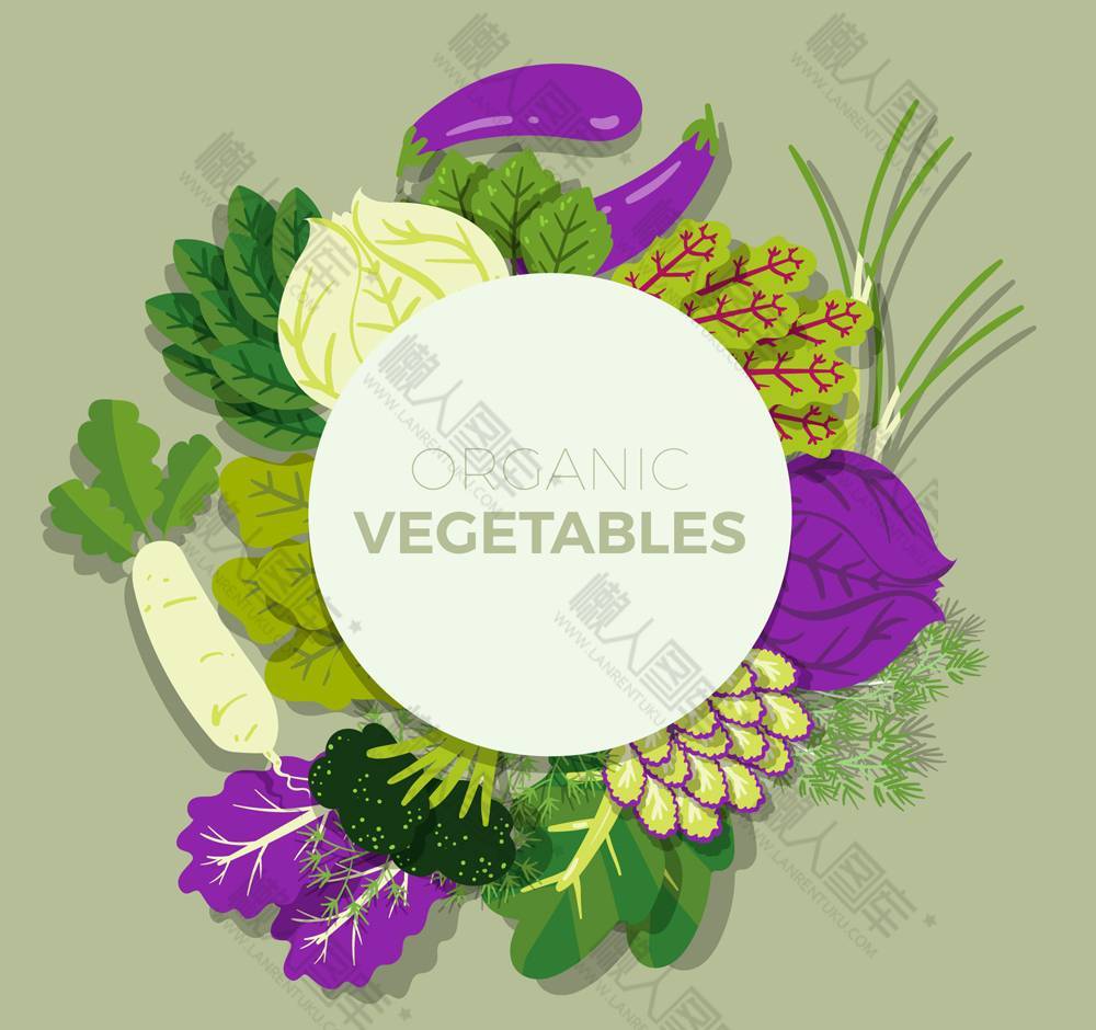 有机蔬菜创意背景图片