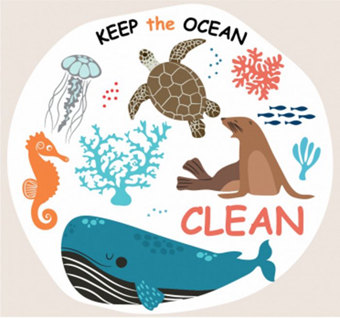 保护地球环境卡通公益海报