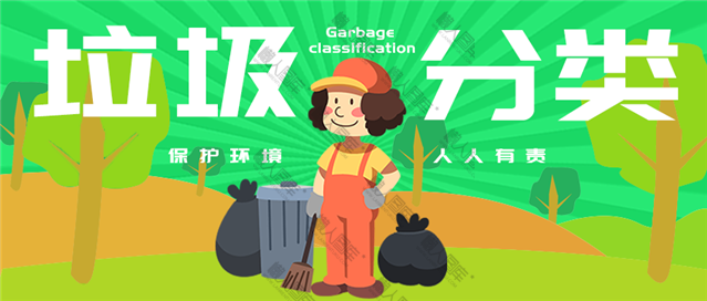 垃圾分类宣传知识海报图1