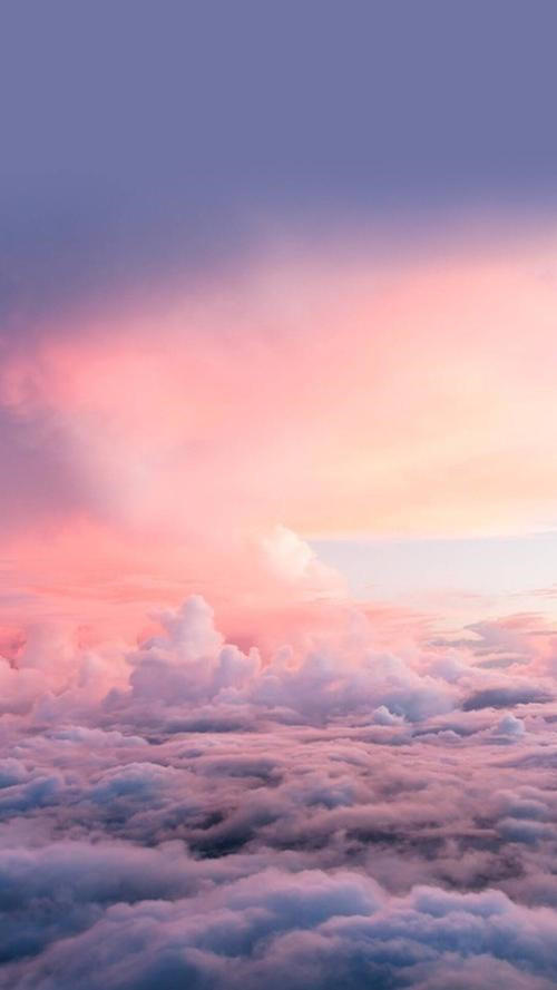 抖音粉色天空背景图
