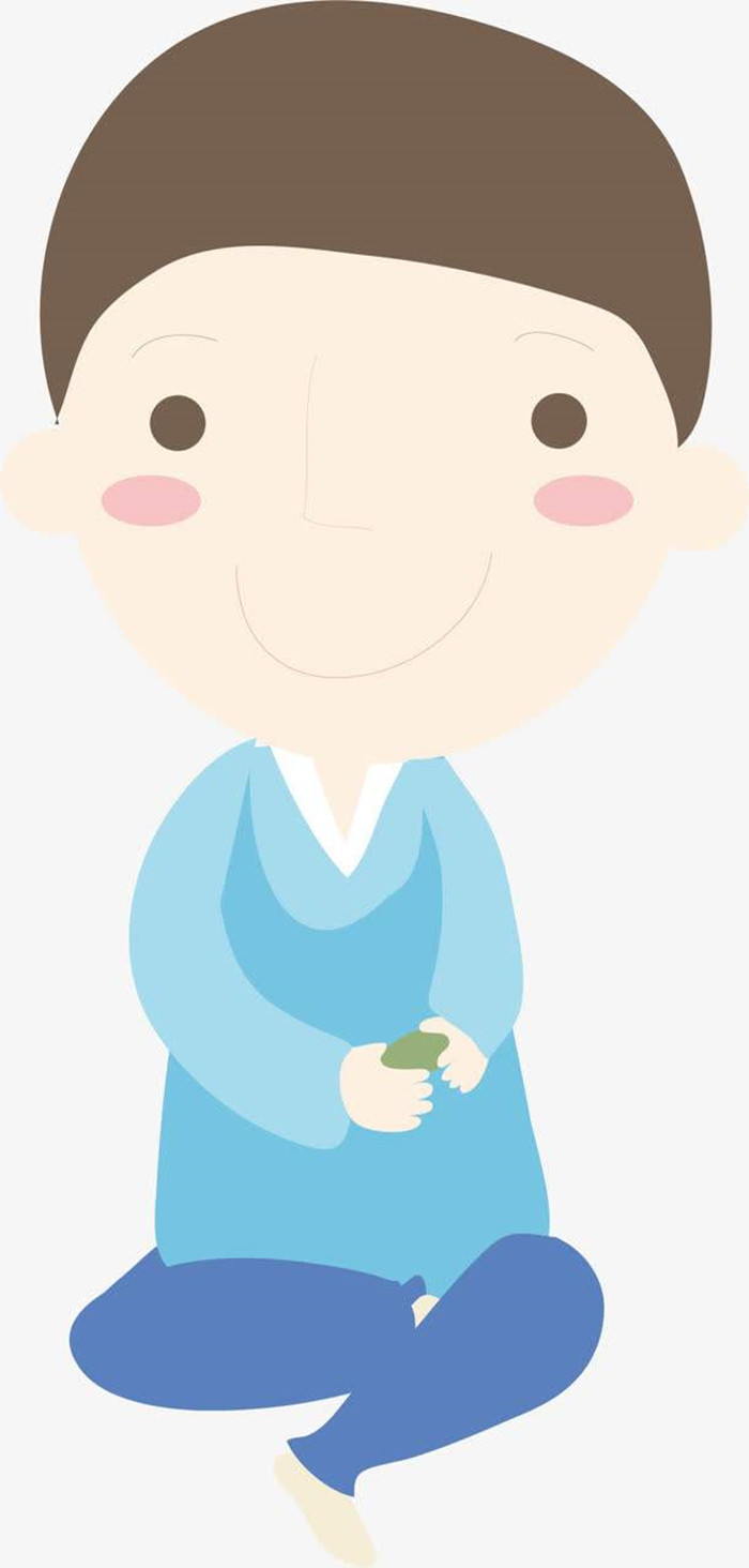 卡通可爱儿童矢量图图1