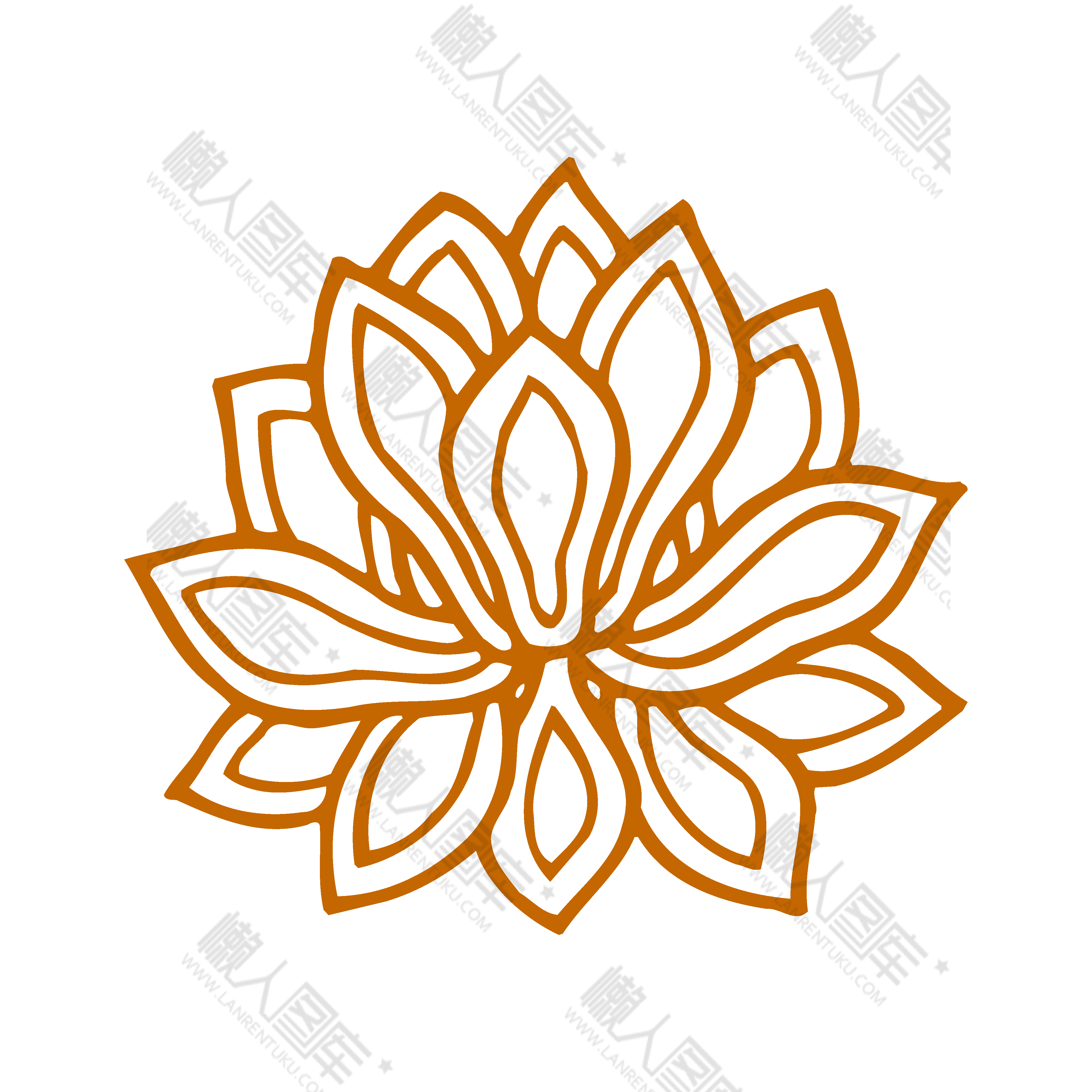 金色花卉图片图1