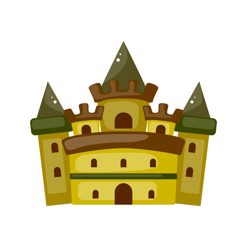 古典城堡卡通免抠素材