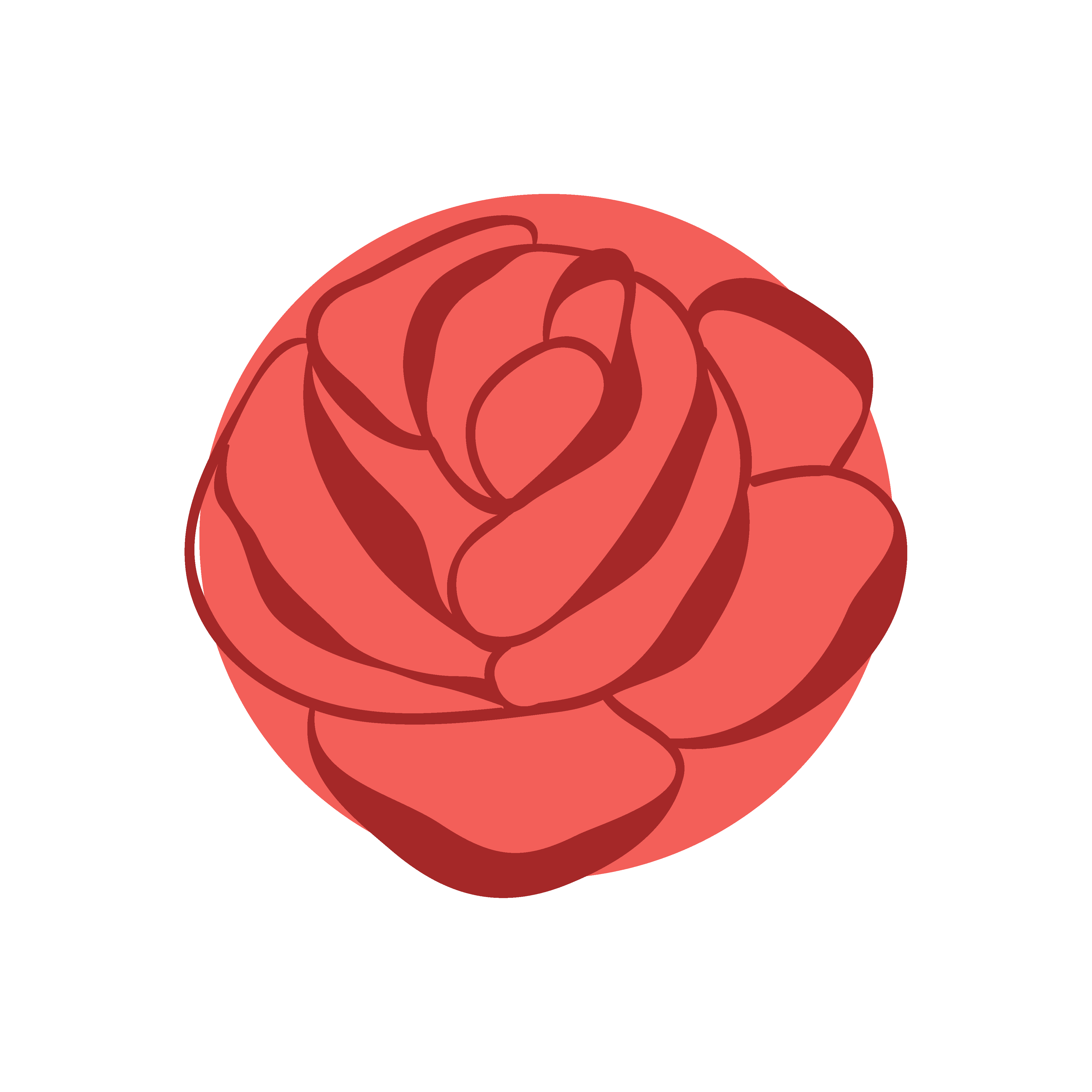 红色玫瑰花图案素材