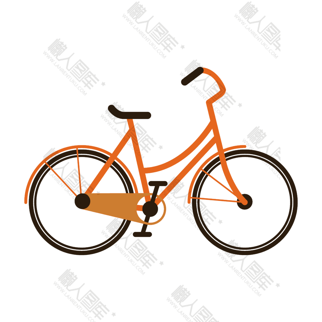自行车单车矢量图