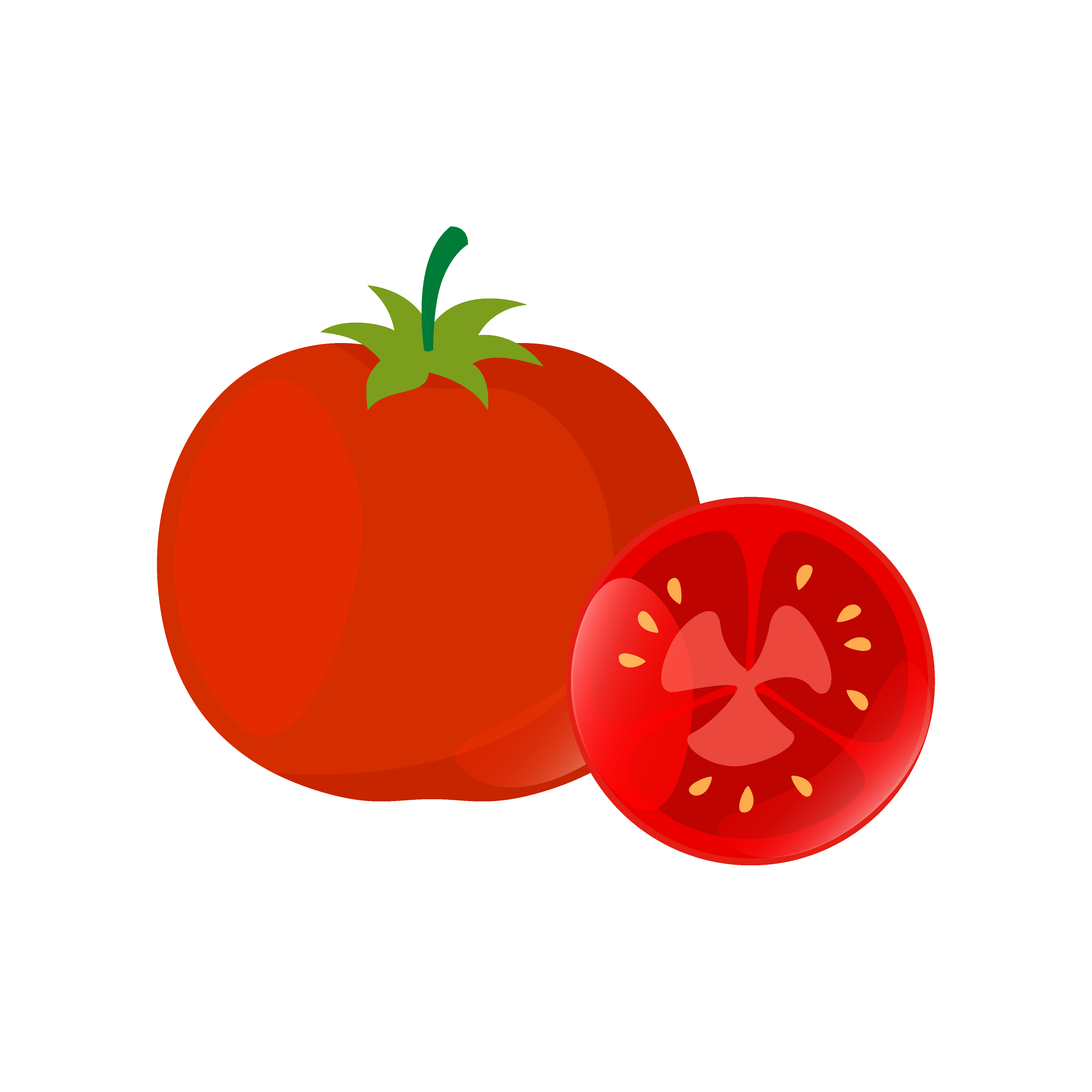 可爱西红柿图案