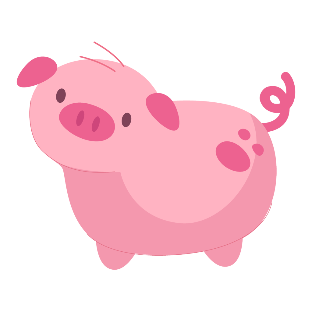 粉红小猪卡通图片