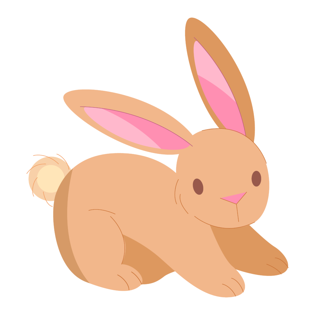 可爱小兔子插画图片