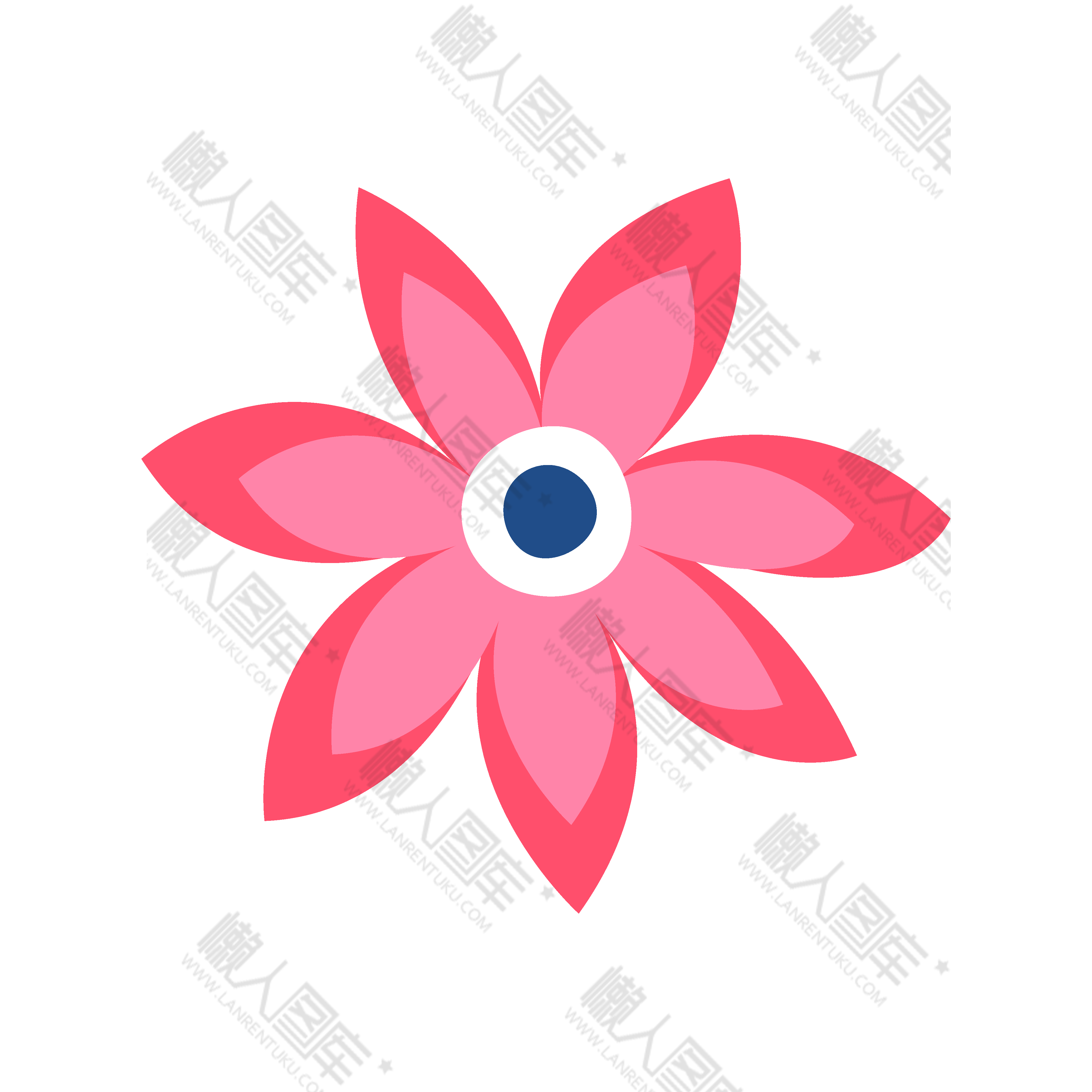 卡通可爱小花图1