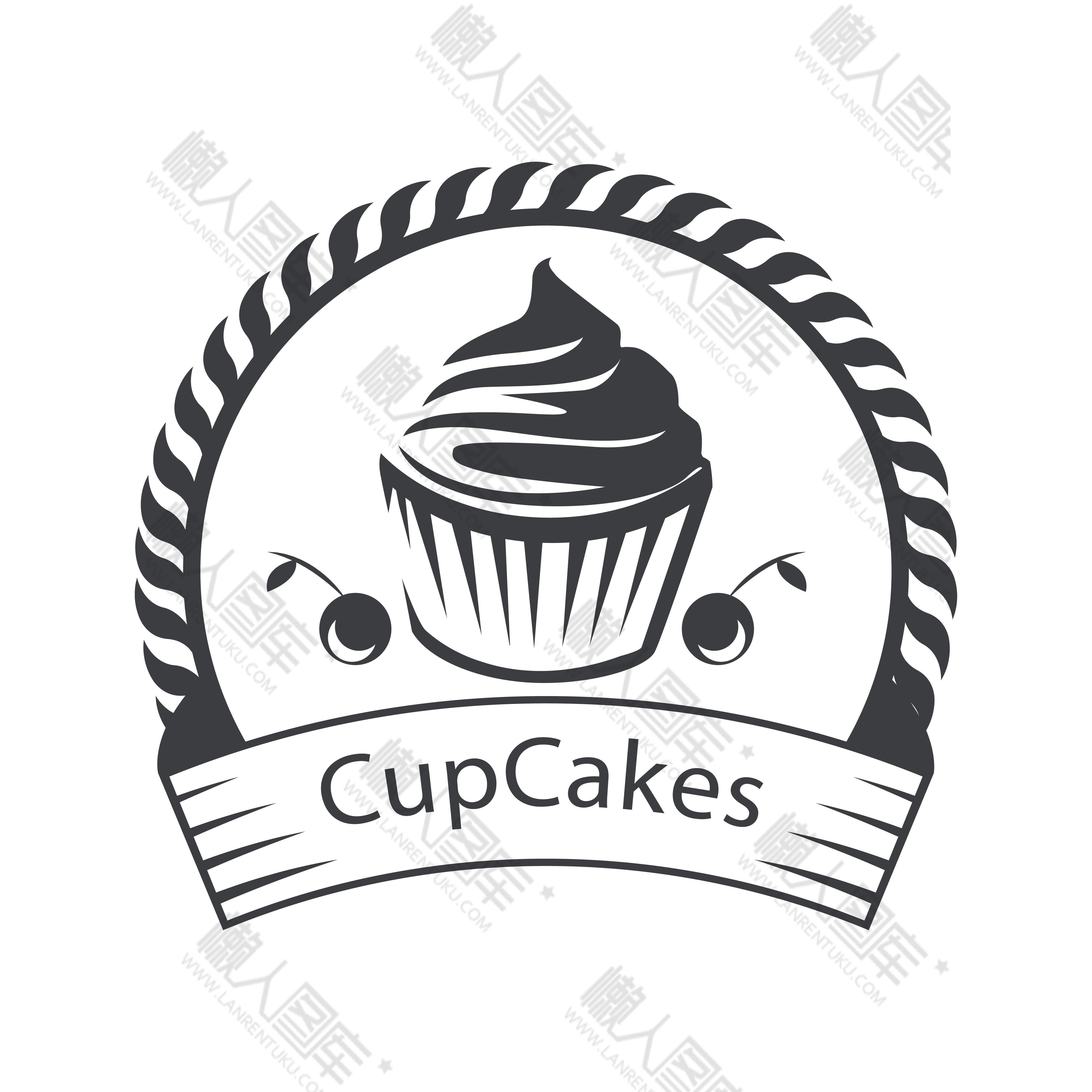 甜品店logo设计素材图1