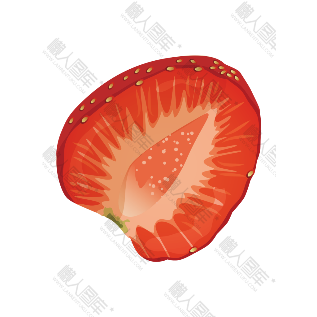 草莓免抠图片