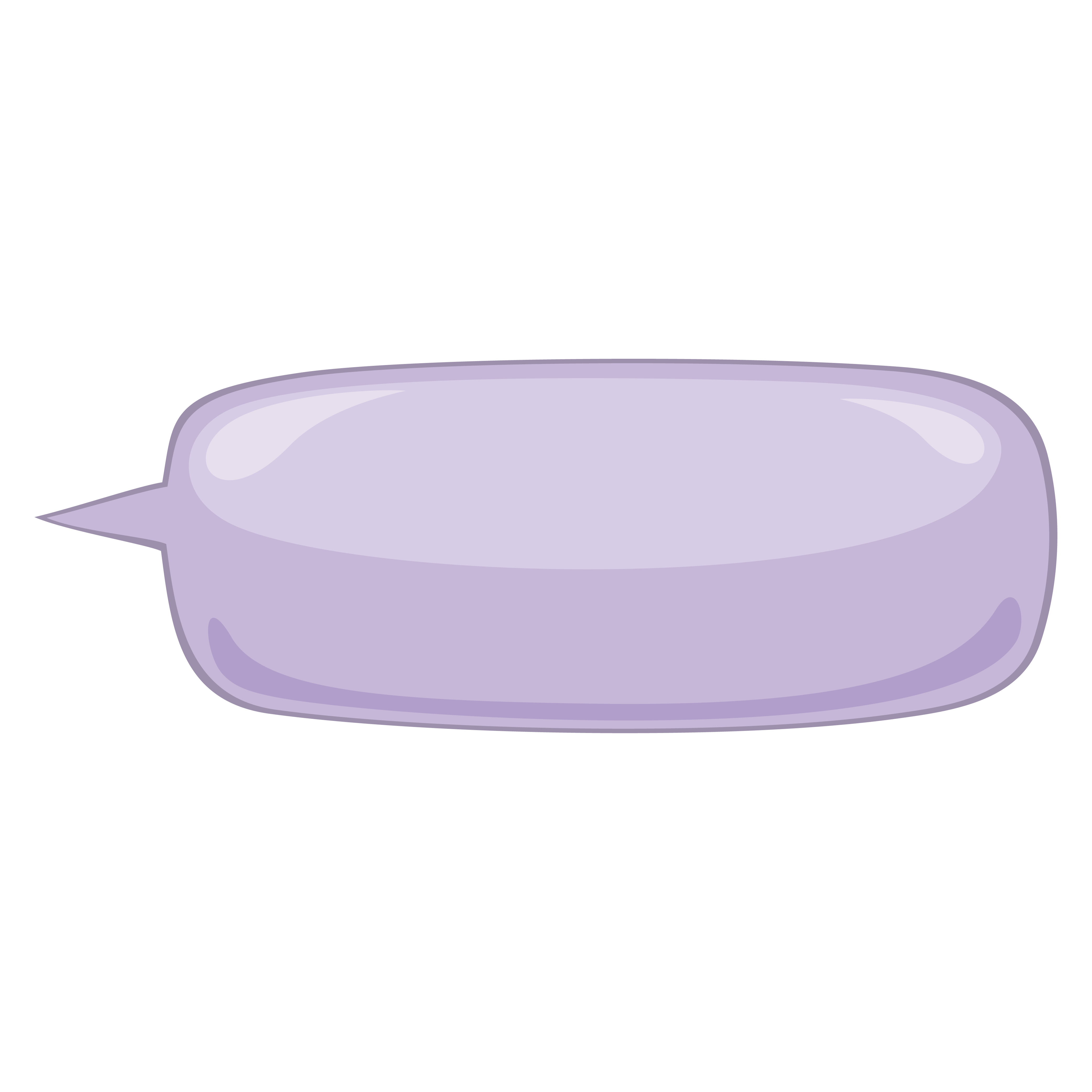 紫色气泡对话框