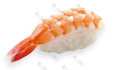 甜虾手握寿司图片