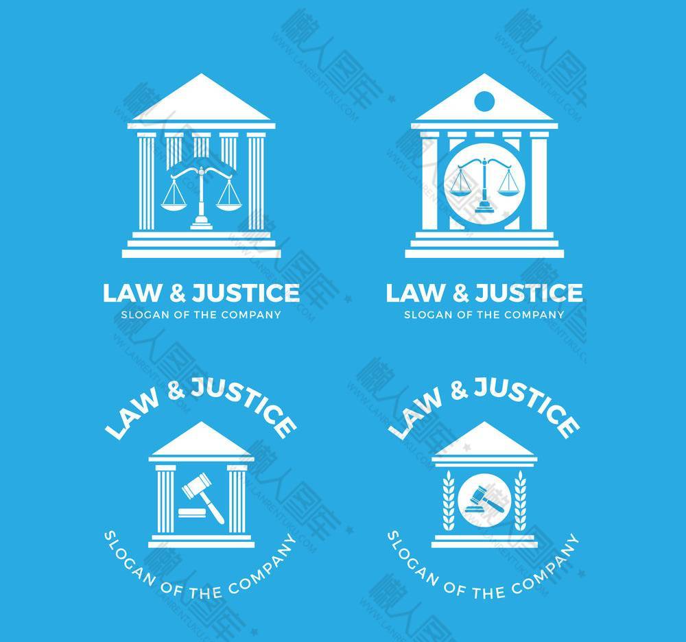 法律公正元素设计素材