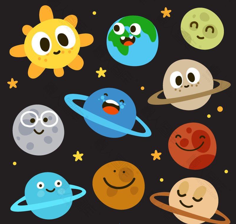 卡通太阳系