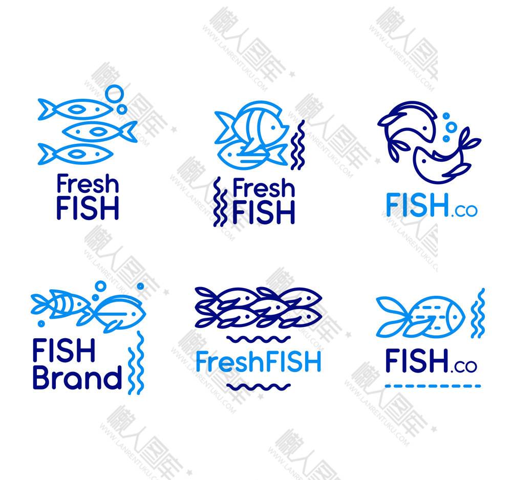 鱼创意设计图标