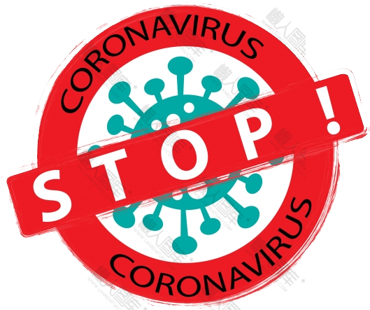 stop新冠病毒图标