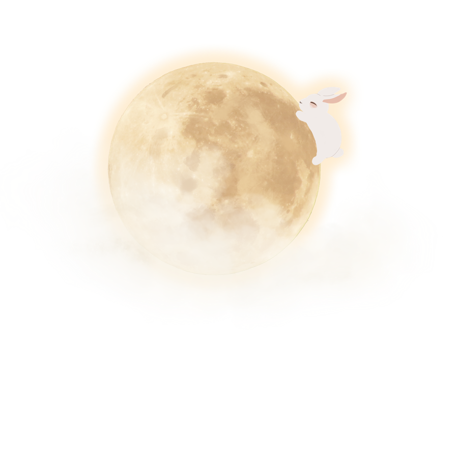 中秋节月亮玉兔图片