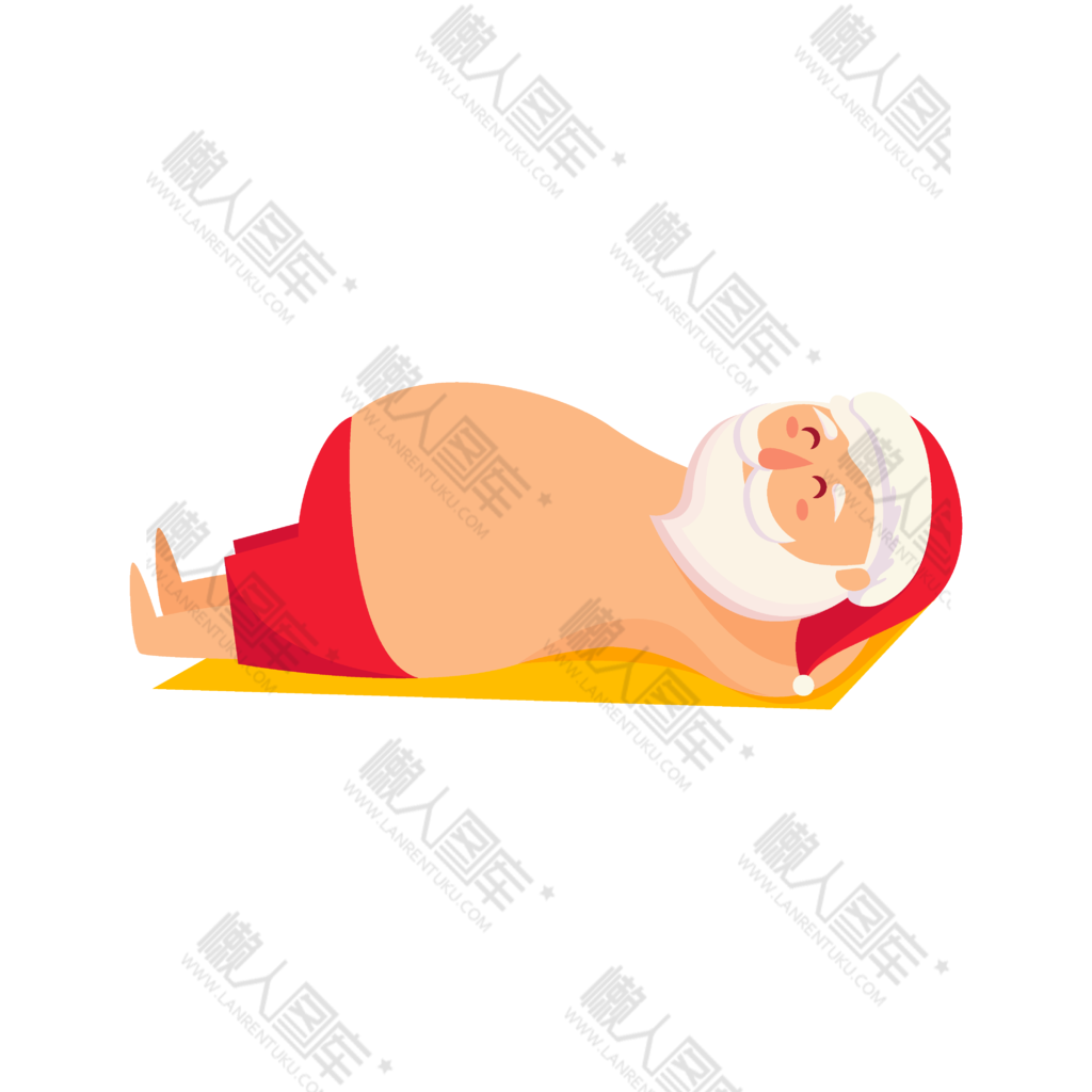 睡觉圣诞老人
