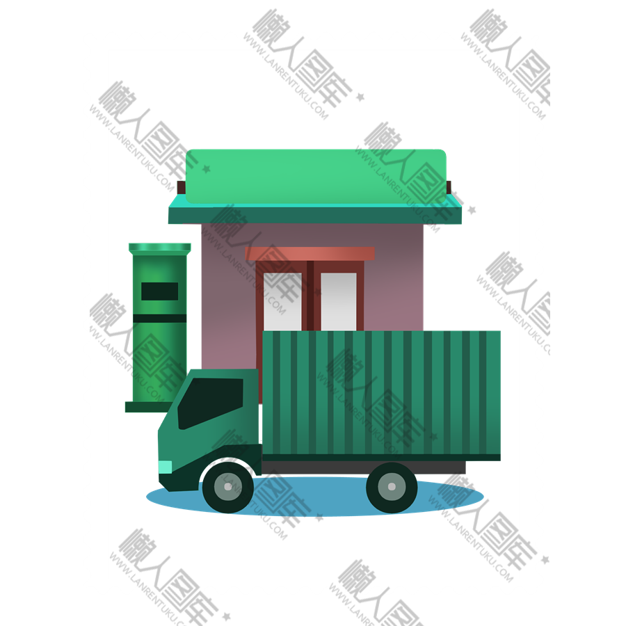 邮政邮筒运输车