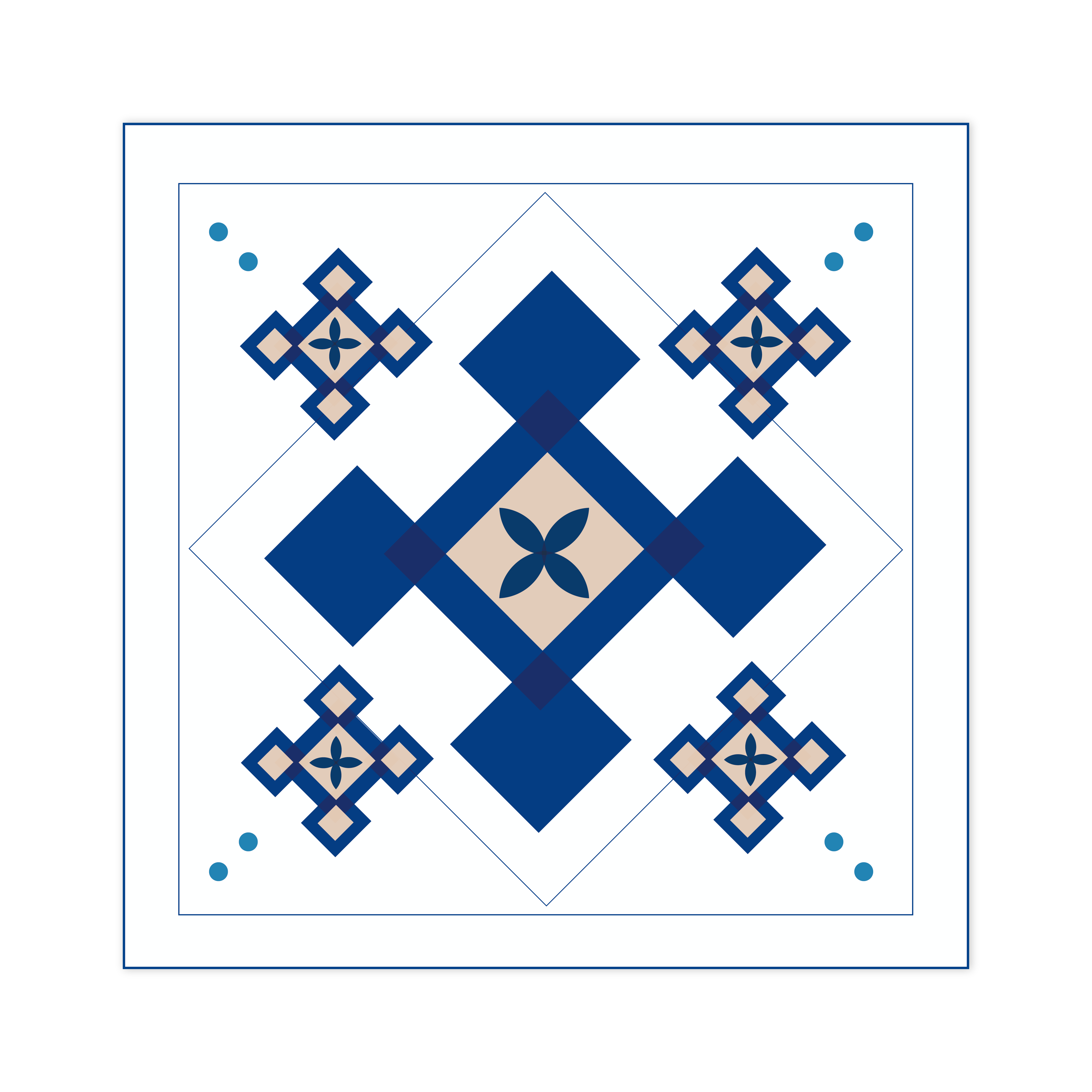 传统中国花纹图案 传统中国花纹图案手绘边框矢量素材 懒人图库