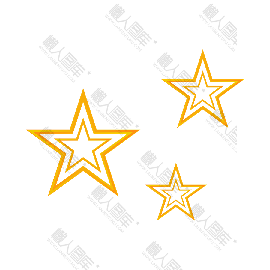 闪闪发光五角星图1