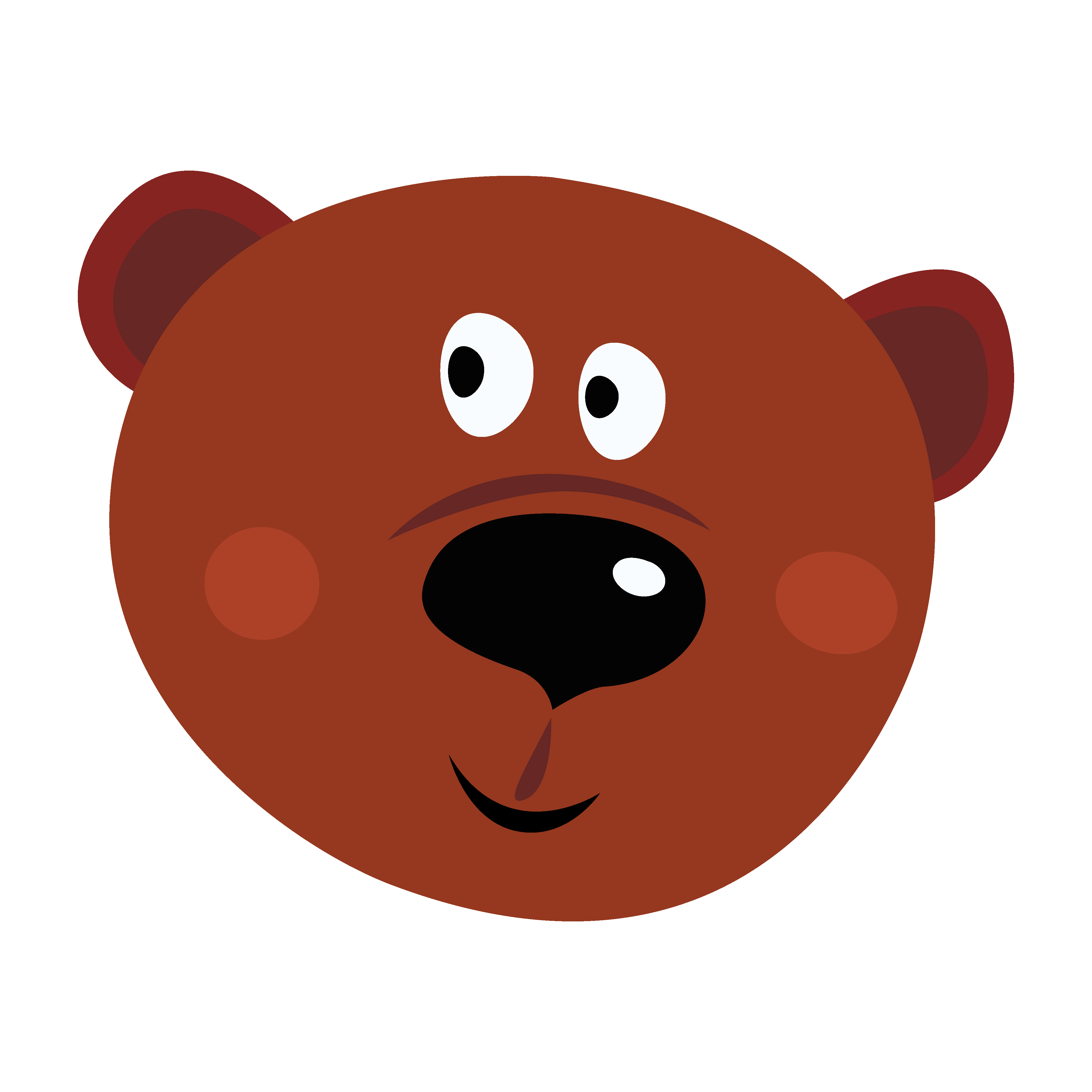 棕色小熊头像