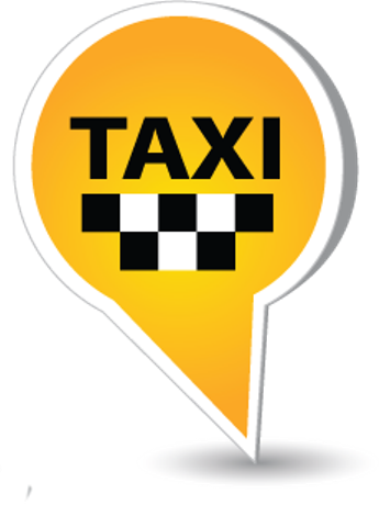 黄色出租车标志