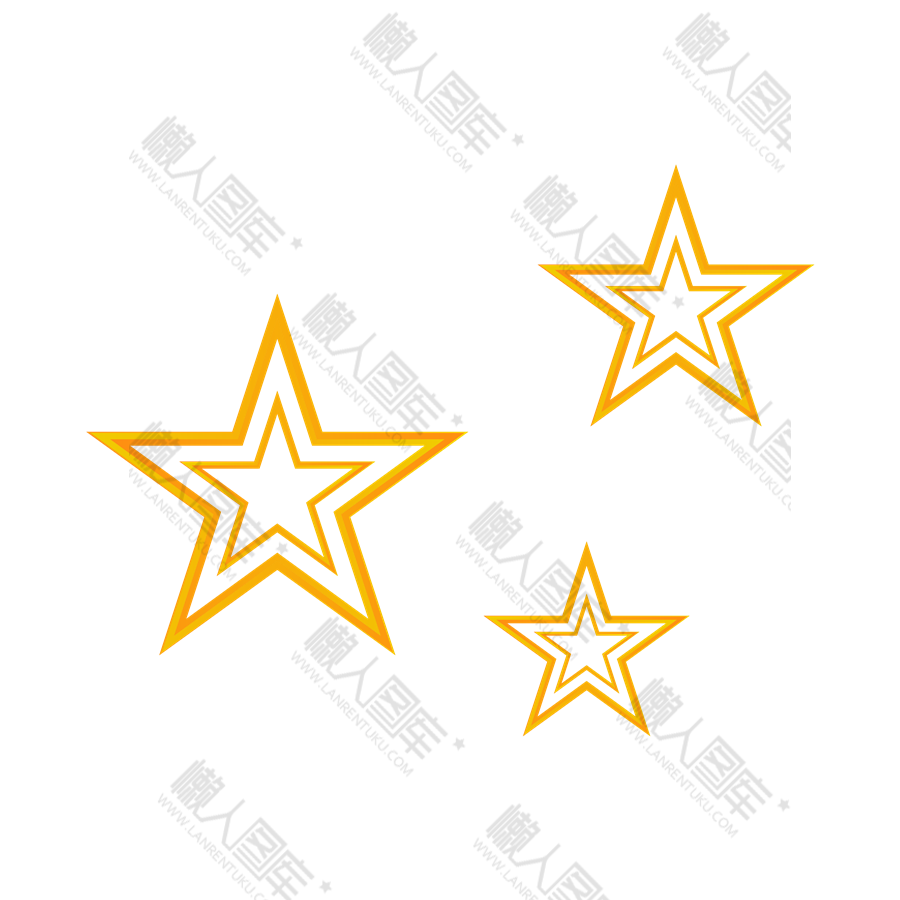 五角星装饰图