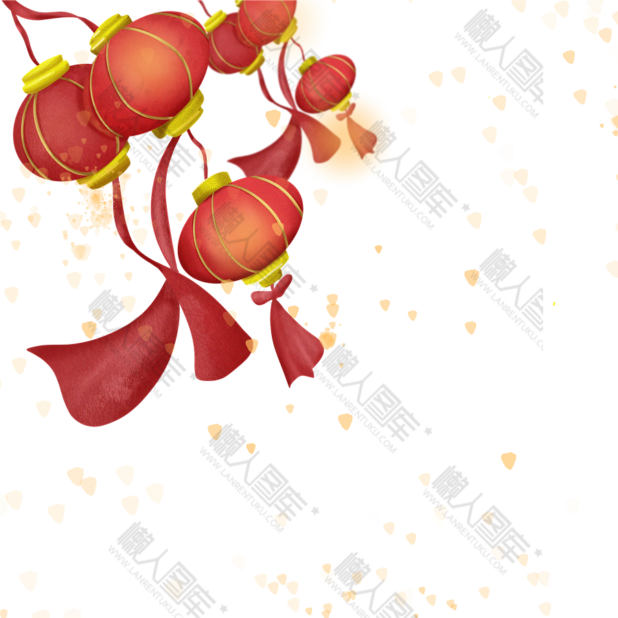 唯美古风灯笼图1