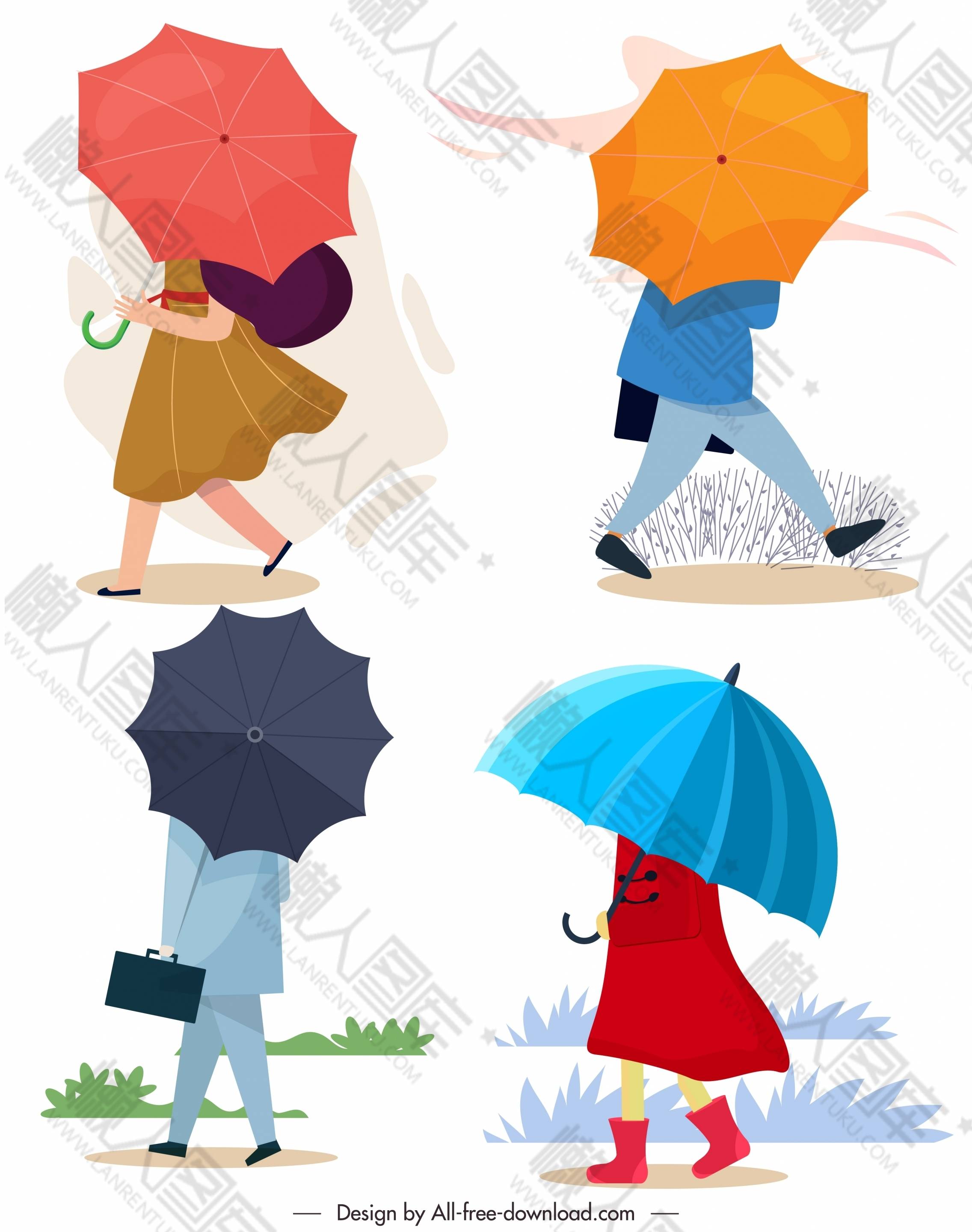 雨伞人物图片图1