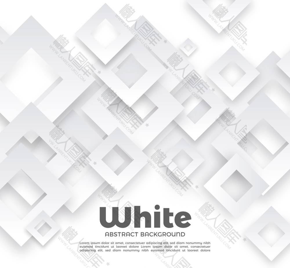 白色质感菱形无缝背景矢量素材