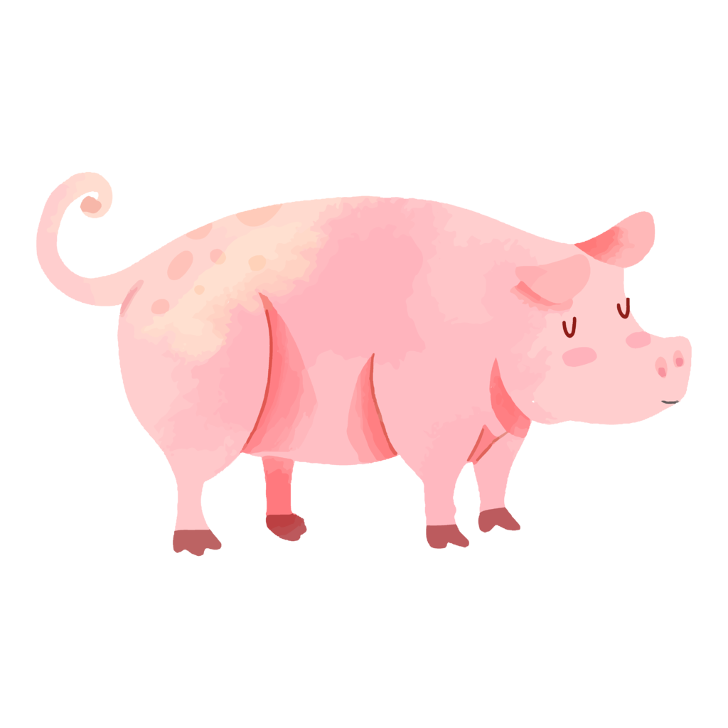 粉红小猪免抠图
