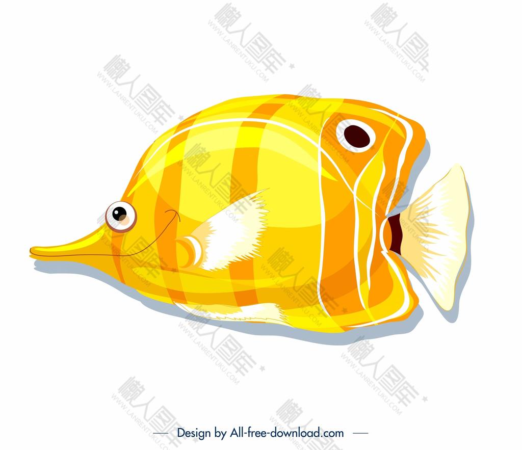 海洋黄色鱼