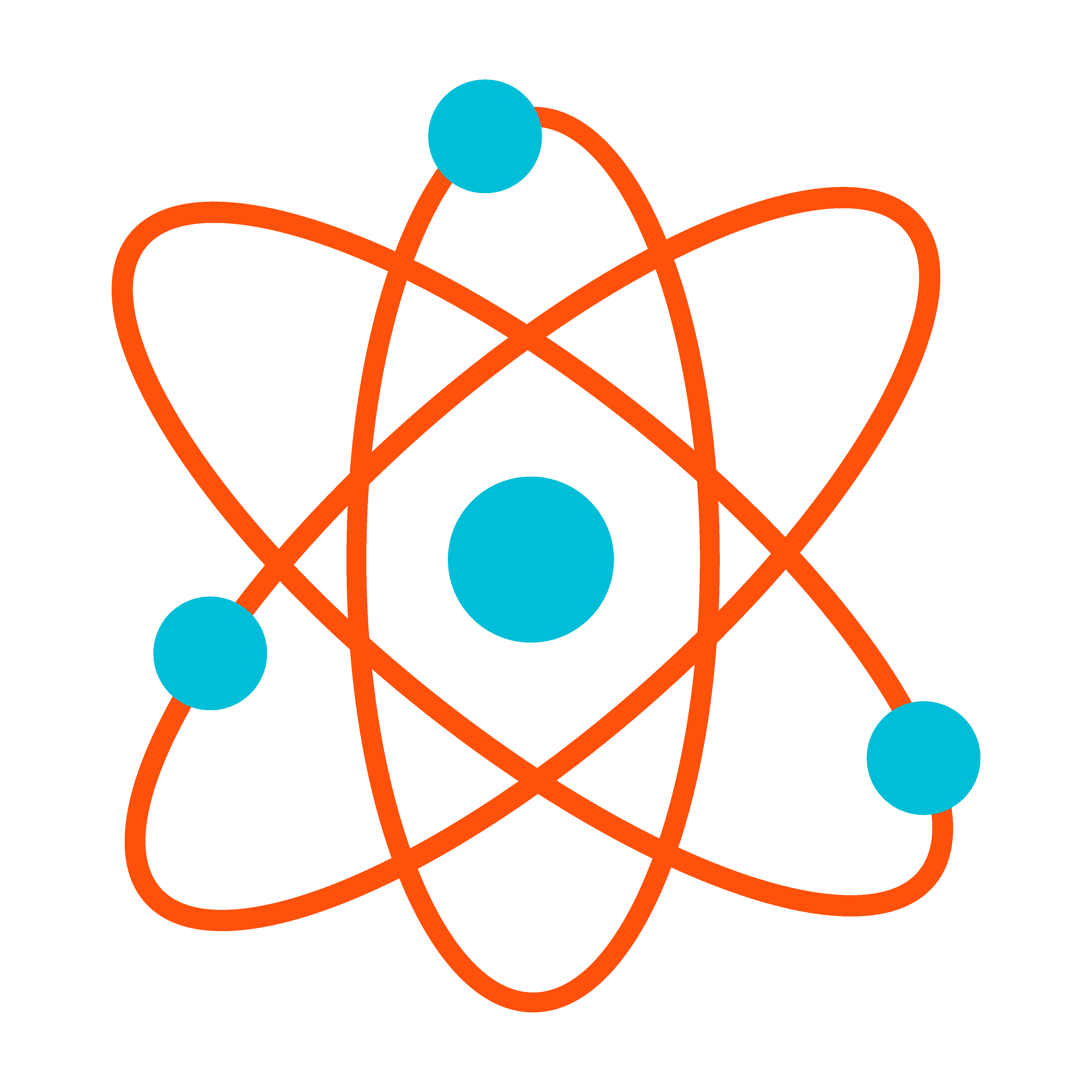 扁平化原子图-动画版原子图展示图片模板_懒人图库