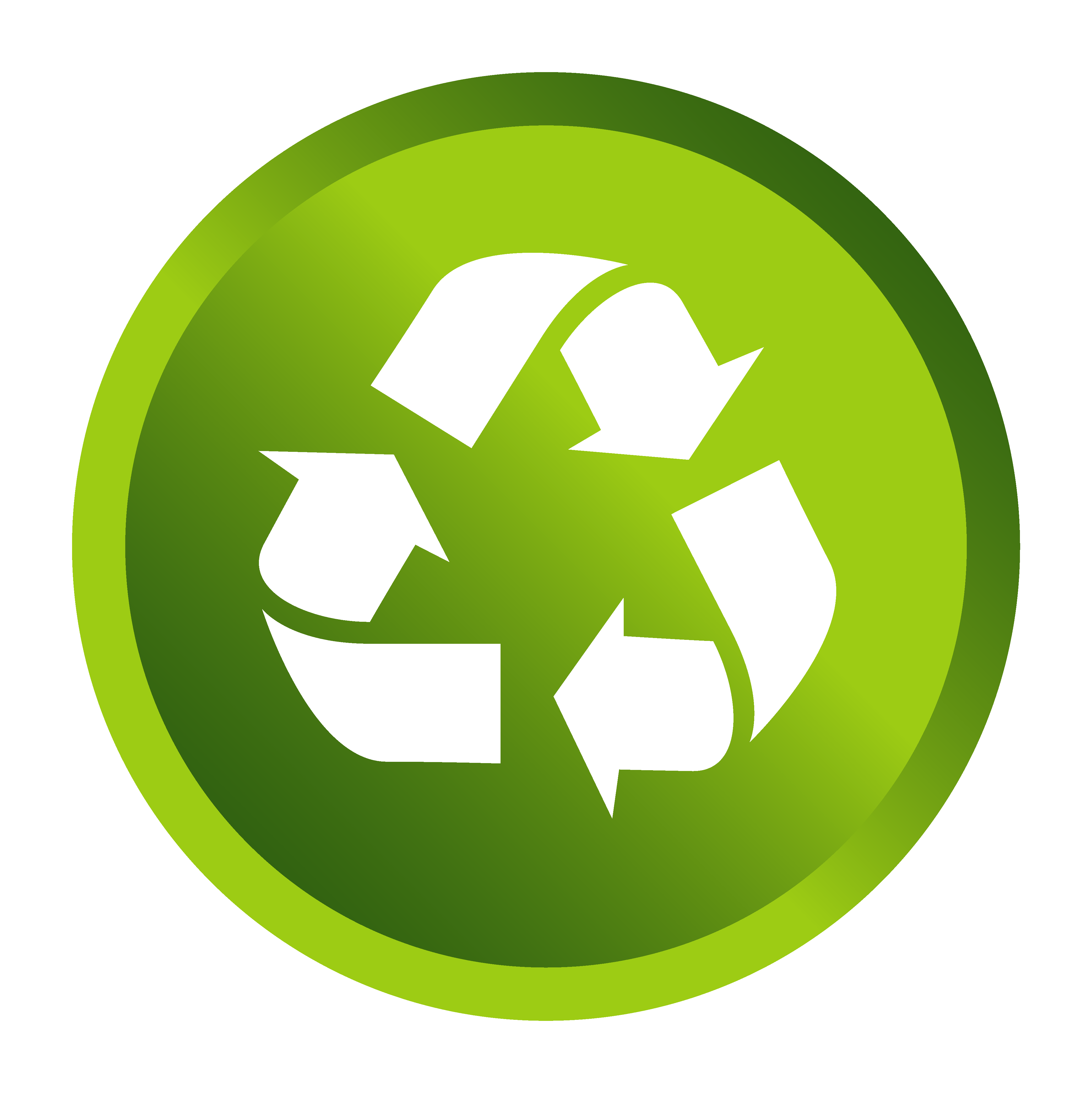 可回收垃圾图标图片-绿色环保可回收垃圾图标素材下载_懒人图库