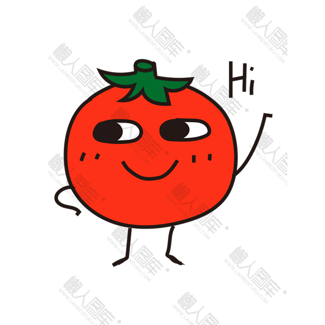 番茄插画图片