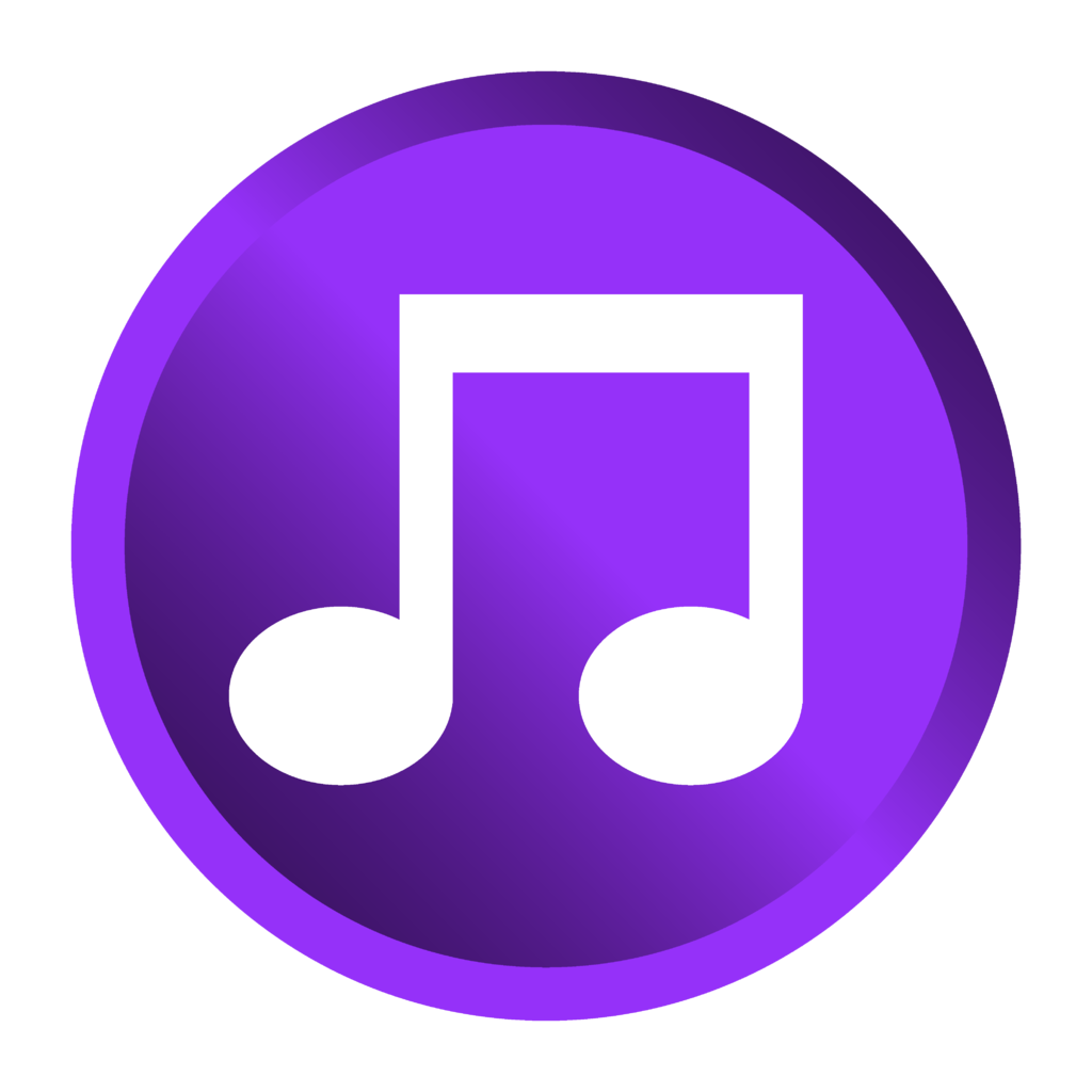 紫色音乐图标