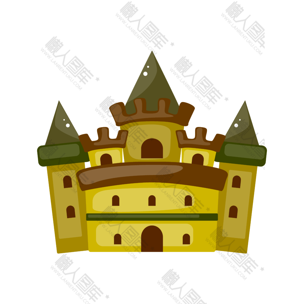 欧洲城堡矢量图