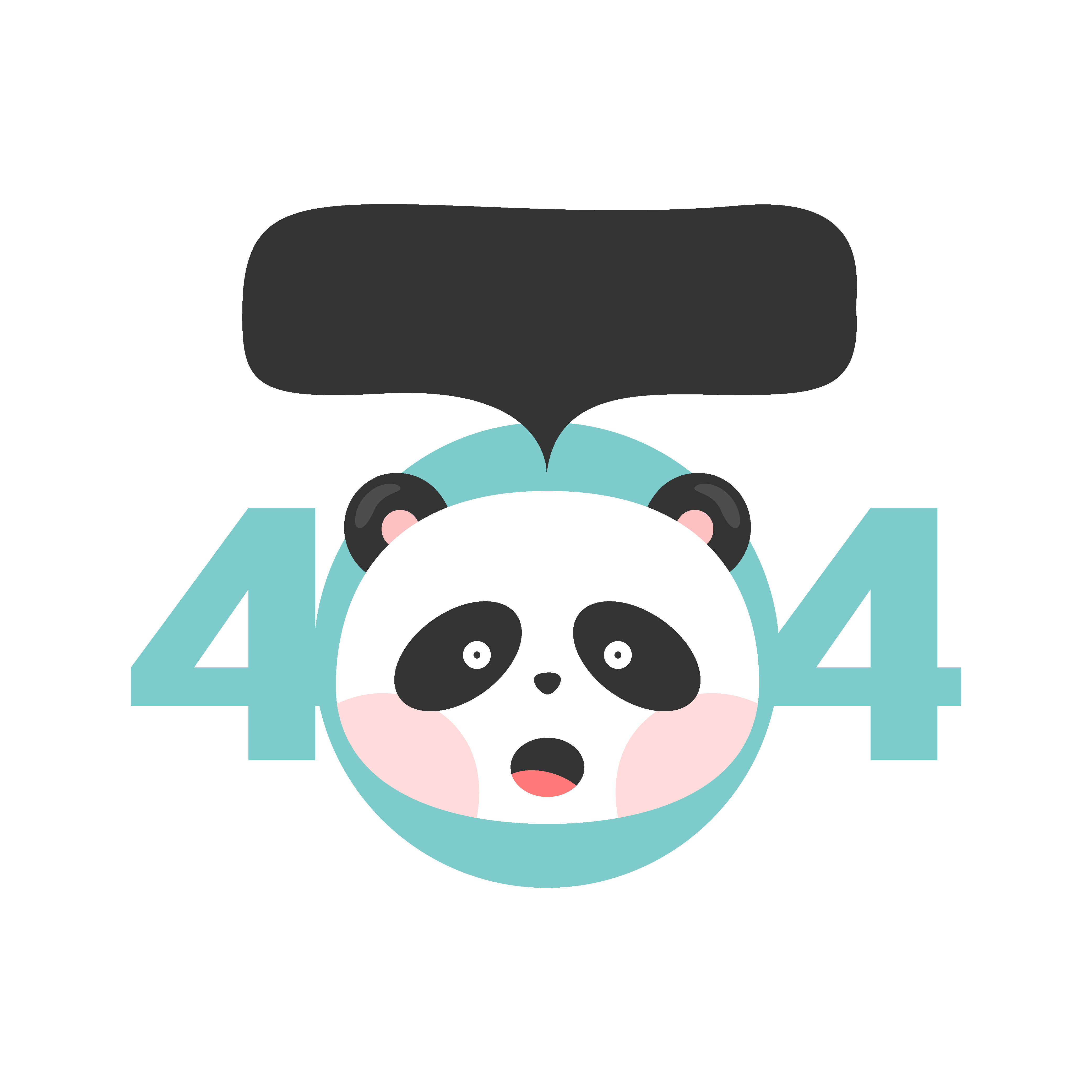 熊猫404图标