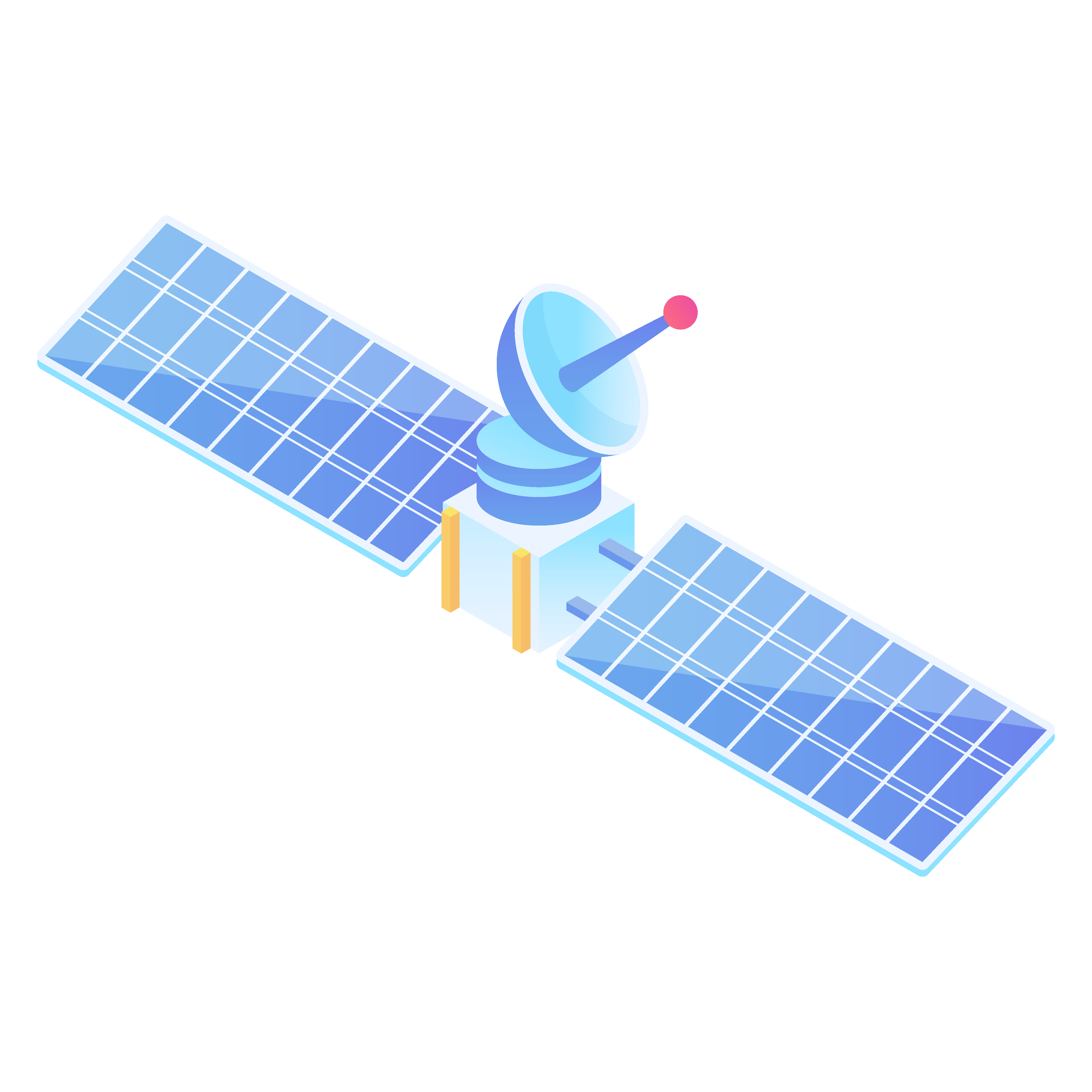 卡通太空卫星图片图1